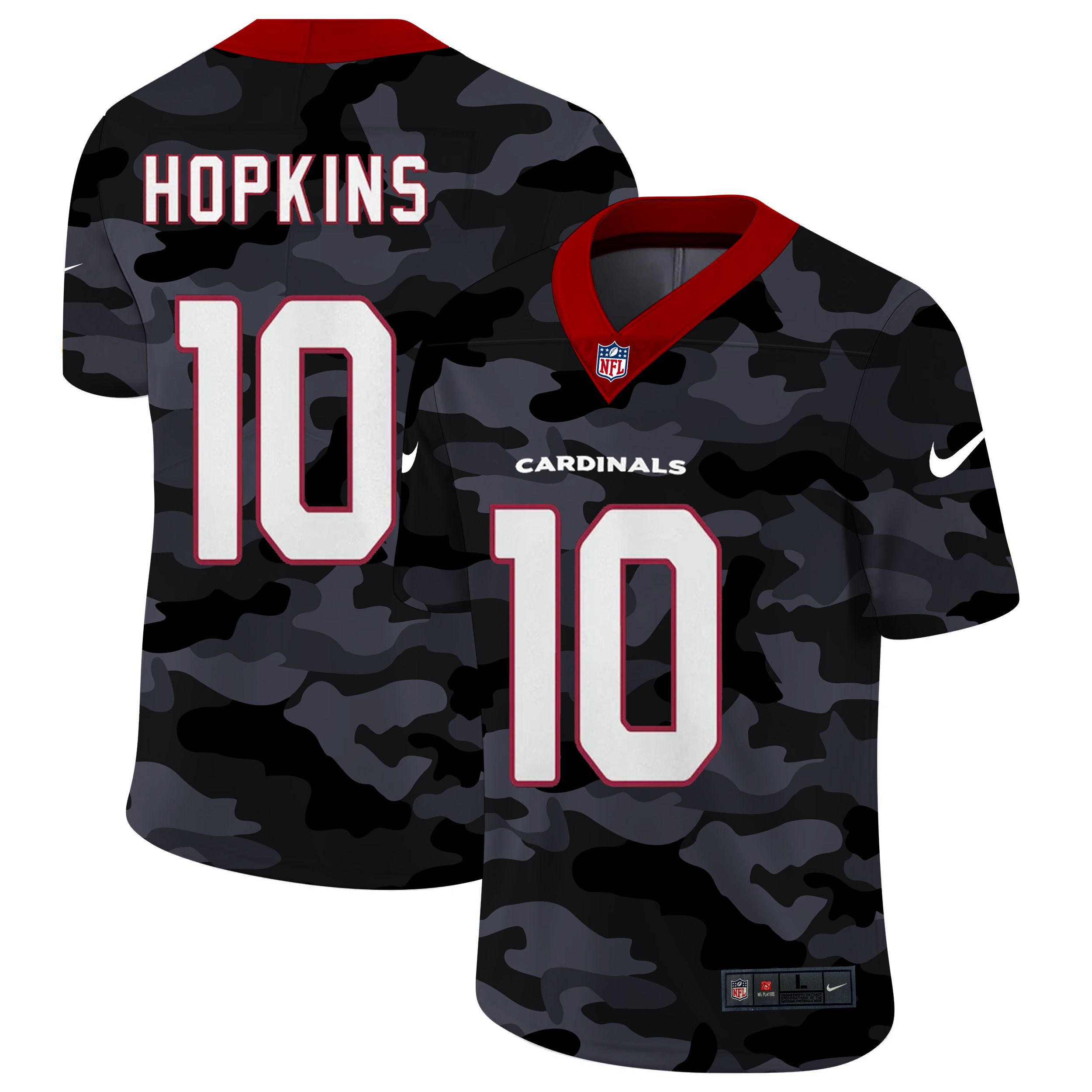 Men Arizona Cardinals #10 Hopkins 2020 Nike Camo Salute to Service Limited NFL Jerseys->pittsburgh steelers->NFL Jersey